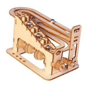 Magideal - Diy Marble Run Rompecabezas De Madera 3D Autoensamblado Adultos Juguete Artesanal Artesanía De Madera Rompecabezas Mecánicos Para Niños Niñas Adolesce
