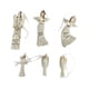 thumbnail image 4 of 6 Uds. Figuras De ángeles De Resina Para Decoración De ángeles Colgantes De Navidad Con Cuerdas Colgantes, 4 of 5
