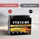 thumbnail image 5 of Batería para motocicleta Daakmax YTX12-BS 12V 10Ah AGM, 5 of 8