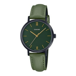 Reloj Analogo Verde Casio Ltp-Vt02Bl-3A