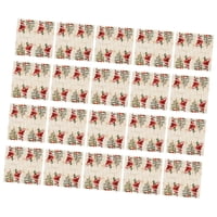 Magideal - Servilletas Navideñas, Servilletas De Tamaño Para Cena, Vajilla Desechable, Servilletas De Cóctel, Servilletas Para Invitados Para Fiesta, Cumpleaños,