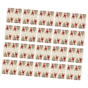 Magideal - Servilletas Navideñas, Servilletas De Tamaño Para Cena, Vajilla Desechable, Servilletas De Cóctel, Servilletas Para Invitados Para Fiesta, Cumpleaños,