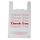 thumbnail image 1 of Bolsas tipo camiseta de agradecimiento SSWBasics Premium 500, paquete de 18 x 8 x 30 cm, 1 of 9