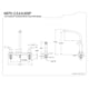 thumbnail image 2 of Grifo de cocina Kingston Brass Magellan de 20 cm, arco alto con rociador, 2 of 2