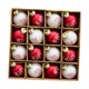 thumbnail image 5 of Juego De Bolas Navide?as Decorativas Brillantes Para Fiesta De Aniversario, Color Rojo Y Blanco, 5 of 5