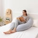 thumbnail image 2 of Cojín Almohada Maternal Gris Pre Y Post Natal Funda Muy Suav, 2 of 5