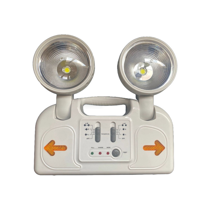 Genérico - Lampara Emergencia 2 Foco Automatica Recargable Portatil Lau