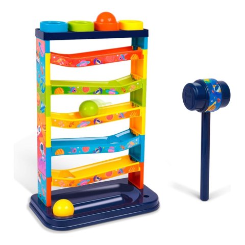 Genérico - Pelotas Bolas 5 Niveles Rampas Racer Montessori Bebe Lau