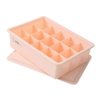 Magideal - Estuche De Almacenamiento De Ropa Interior Para Calcetines Contenedores De Almacenamiento De Lencería, Organizador De Cajones Multifunción Organizador Rosa 15 Rejillas