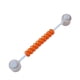 thumbnail image 1 of Abacus Busy Board Counting Sensory Toy De Madera Para Preescolar Naranja, 1 of 5