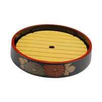 Magideal - Bandeja De Hielo Seco Plato Para Servir Plato De Sushi Bandeja De Sashimi Plato Práctico De Sashimi Plato De Mariscos Para Fiestas Reuniones Navideñas 33 Centímetros