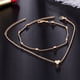 thumbnail image 4 of 2-Piece Stackable Adjustable Dainty Anklet Set - Perfect for Summer Beach Accessorizing!, 4 of 4