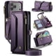 thumbnail image 1 of CaseMe Funda de Cuero for iPhone 17 Pro de 6.3 Pulgadas con Billetera [Bloqueo RFID] con Ranura para Billetes con Zíper y 7 Tarjeteros, Correa de Hombro y Muñeca Magnética de Cuero PU Suave, Funda de, 1 of 12