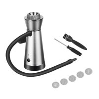 Ioensy - Kits De Infusor De Humo Para Interiores, Humo Frío Para Alimentos, Barbacoa, Cocina, Exterior, Interior, Argent