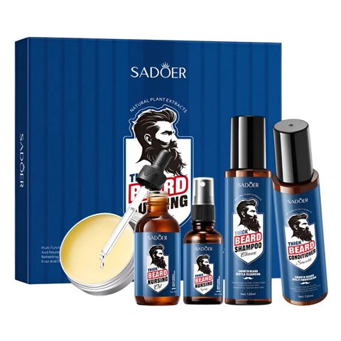 Sadoer - Kit Premium De Cuidado Para Barba