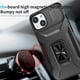 thumbnail image 3 of Funda Armada para iPhone 14 con Tapa Deslizante y Soporte Magnético Giratorio Negro, 3 of 5