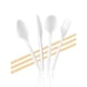 thumbnail image 3 of Cucharas desechables de plástico, 1000 unidades, color blanco, 1000 unidades, 3 of 8