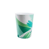 Decoexpress - Papelero Sun Blanco Verde 6Lt