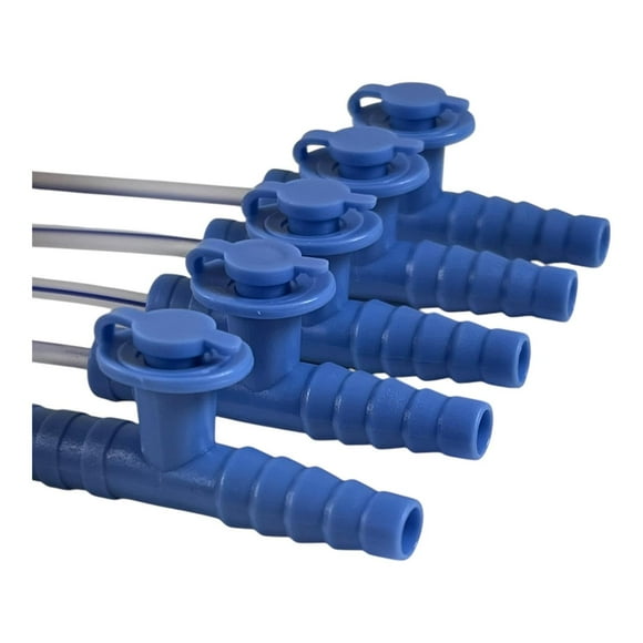 Sonda Bomba Aspiracion Numero 8 x 100 Unidades Greatcare azul