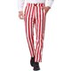 thumbnail image 1 of INSPIRE CHIC Pantalones de Vestir a Rayas para Hombre de Halloween Ajuste Clásico Frente Plano Pantalones Casuales de Negocios 30 Rojo Blanco, 1 of 7