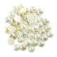 thumbnail image 1 of 100 piezas de media perla plana espalda 8mm scrapbooking para diy artesanal beige, 1 of 4