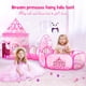 thumbnail image 3 of Tienda de campaña Princess GeerWest de 3 piezas con piscina de bolas y túnel de rastreo para niñas, 3 of 6