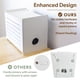 thumbnail image 5 of Caja de almacenamiento para router WiFi Gadget Garage Deluxe, soporte de pared, color blanco, 5 of 9