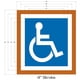 thumbnail image 2 of Plantilla PNR APS 39" Estacionamiento para Personas con Discapacidad Juego de 3 Piezas, 2 of 8
