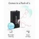 thumbnail image 3 of Aqulius Pack de 2 Gafas de Seguridad Rosa con Bloqueo de Luz Azul, 3 of 4