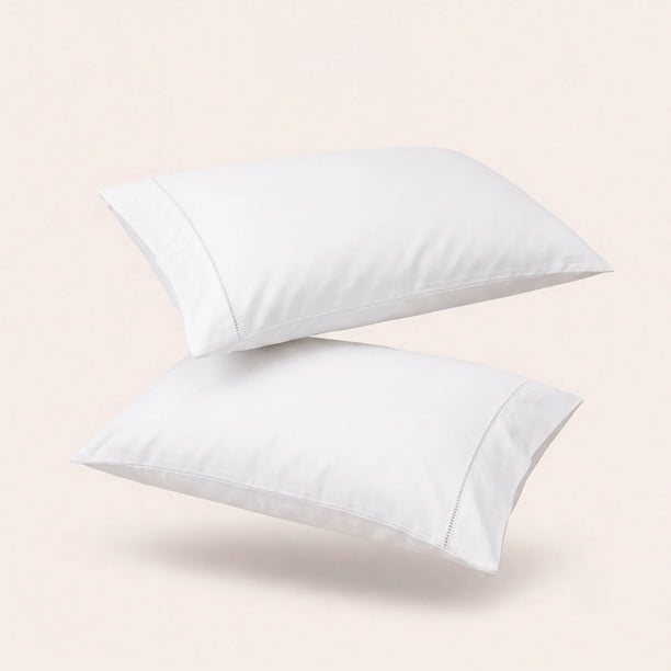 Fundas De Almohada 100% Algodón 200 Hilos Set De 2 Piezas
