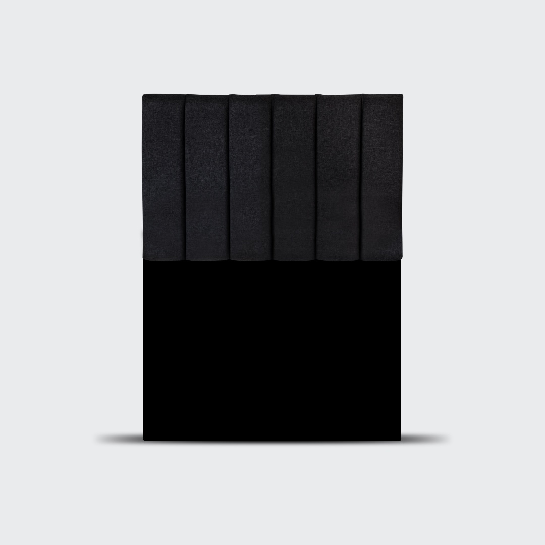 Ivi Home - Respaldo De Cama 1,5 Plazas Tubular Negro