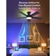 thumbnail image 5 of Ventilador de techo Homlit 107 cm RGB con control por app y mando a distancia, negro, 5 of 9