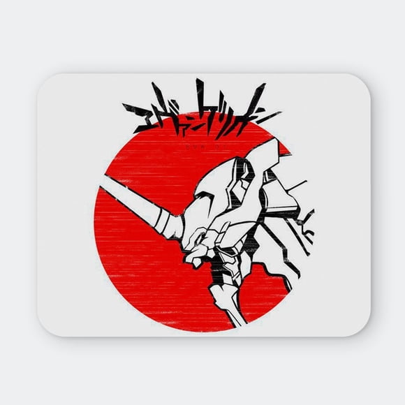 Mousepad 20x24 Cm - Diseño eva-01 Crimson Rising Sun