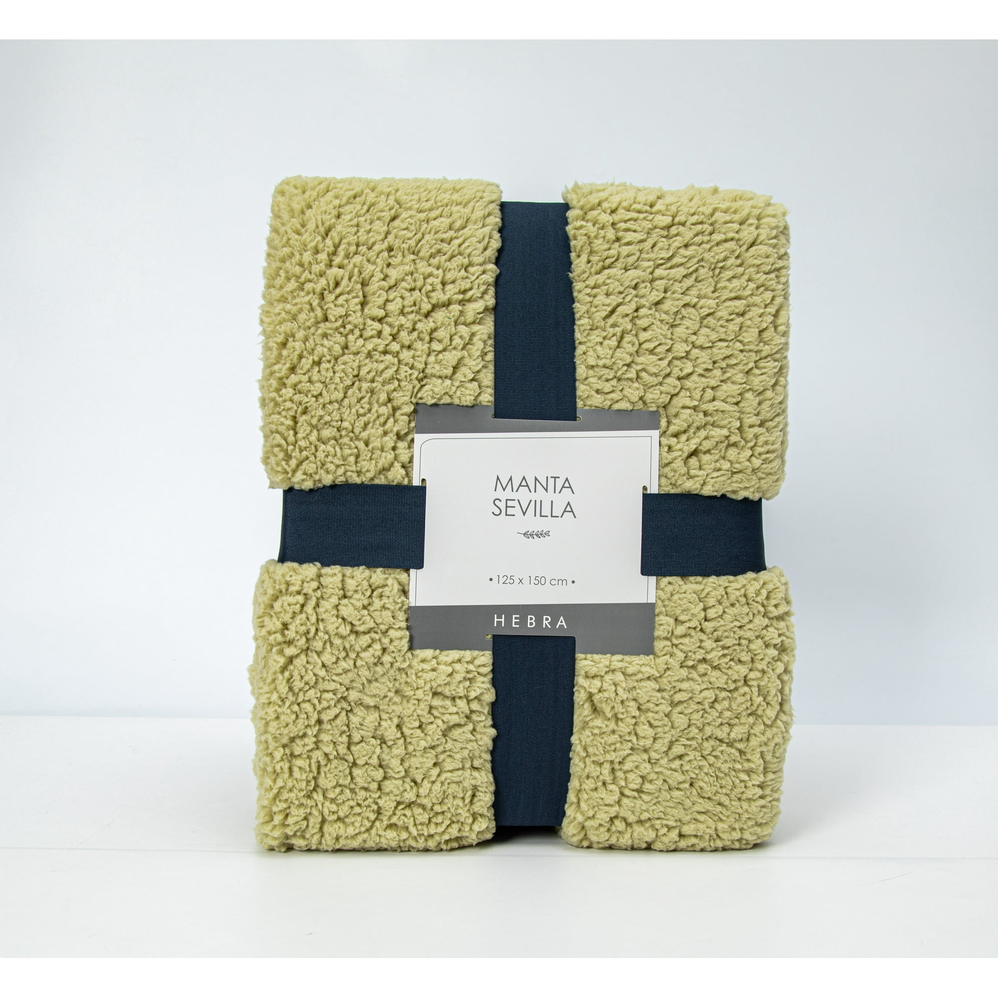 Hebra - Manta Sherpa 125x150 Sevilla Verde