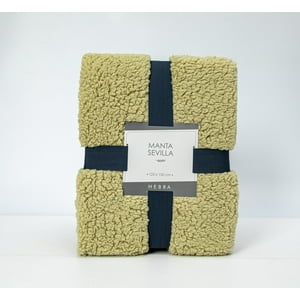 Hebra - Manta Sherpa 125X150 Sevilla Verde