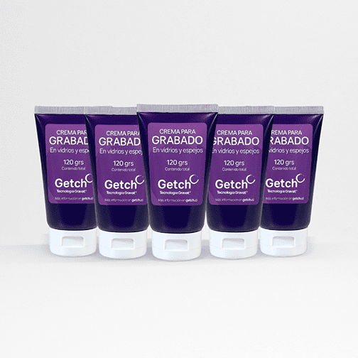 Getch - Pack 5 Cremas Vidrios Y Espejos 120 Grs.