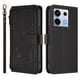 thumbnail image 2 of Funda Cartera Mariposa para [Xiaomi Redmi Note 13 Pro 5G] con Soporte y Cremallera Negro, 2 of 6