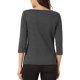 thumbnail image 3 of INSPIRE CHIC Blusa de Punto con Cuello de Barco para Mujer, Manga 3/4, Cuadros de Pata de Gallo para Otoño Invierno M Gris Oscuro, 3 of 6