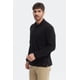 thumbnail image 2 of Polera Hombre Textura Con Botón Negro, 2 of 4