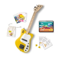 Guitarra Eléctrica Loog Mini Para Niños Con Amplificador Incorporado Yellow 3+