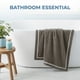 thumbnail image 4 of REGALWOVEN 1 Paquete de Toallas de Baño de Vellón Coral Sólido, Ultra Suave, Altamente Absorbente, Toalla de Secado Rápido para Hogar, Hotel, Spa Gris Oscuro 63" x 31", 4 of 7
