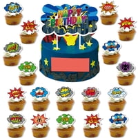 Cake Toppers Zmrkqw, 31 Unidades, Con Decoración Para Tarta De Feliz Cumpleaños