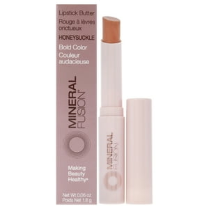 Mineral Fusion - Mantequilla De Lápiz Labial - Madreselva De Para Mujeres - Lápiz Labial