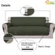 thumbnail image 3 of Funda reversible para sofá Easy-Going de 3 cojines 168 cm Verde/Beige, 3 of 9