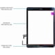 thumbnail image 2 of Reemplazo de pantalla táctil Dedia White para iPad 5/iPad Air, 2 of 7