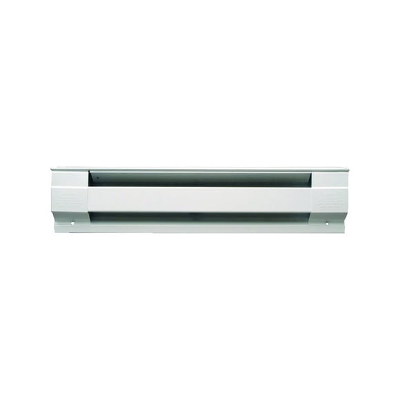 Calentador de zócalo Cadet de 1500 W, 240 V, 5120 BTU para 23 m², color blanco