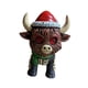 thumbnail image 4 of Figura De Vaca De Las Tierras Altas De Resina Coleccionable Resistente Para La Mesa De La Cocina, El Hogar, La Vaca Navideña, 4 of 5