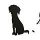 thumbnail image 3 of Cuadro decorativo perros MDF Negro, 3 of 3