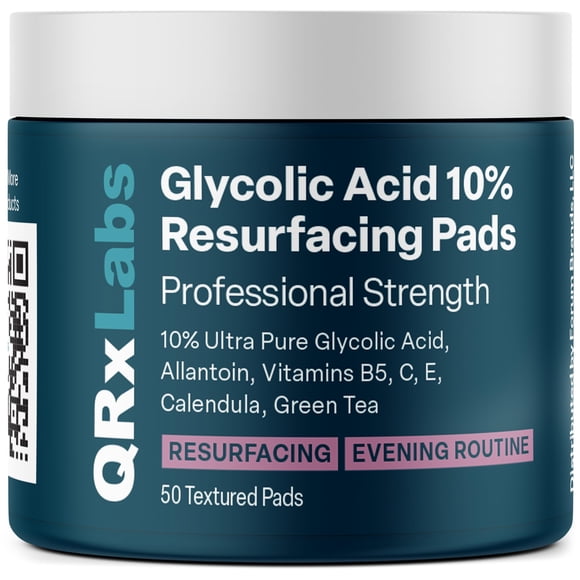 Almohadillas Antiarrugas Con 10% De Ácido Glicólico Para Rostro Y Cuerpo