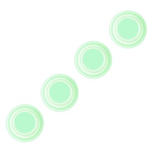 Ioensy - Amortiguador De Puerta De Coche, Junta Decorativa, Amortiguador De Parachoques, 4X, Luminoso, Sin Señal